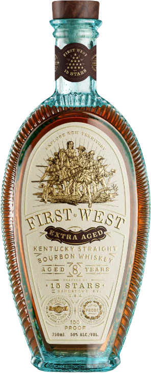 15 Stars First West Extra Aged Straight Bourbon Whiskey