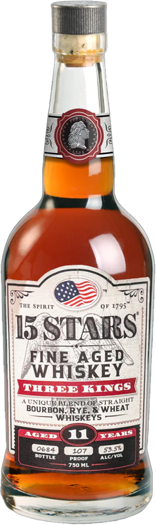 15 Stars Three Kings Whiskey