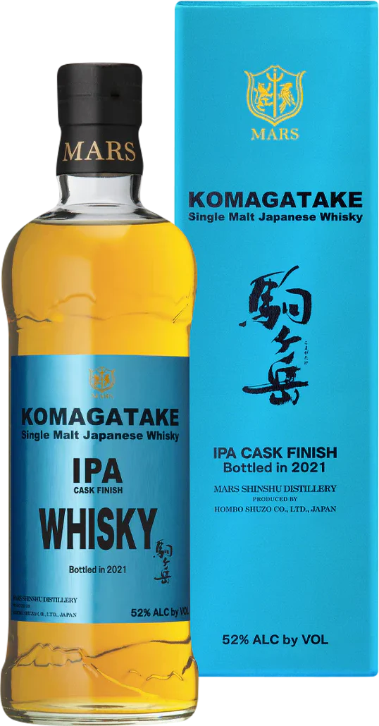 2021 Mars Komagatake IPA Cask Finish Single Malt Japanese Whisky (700mL)