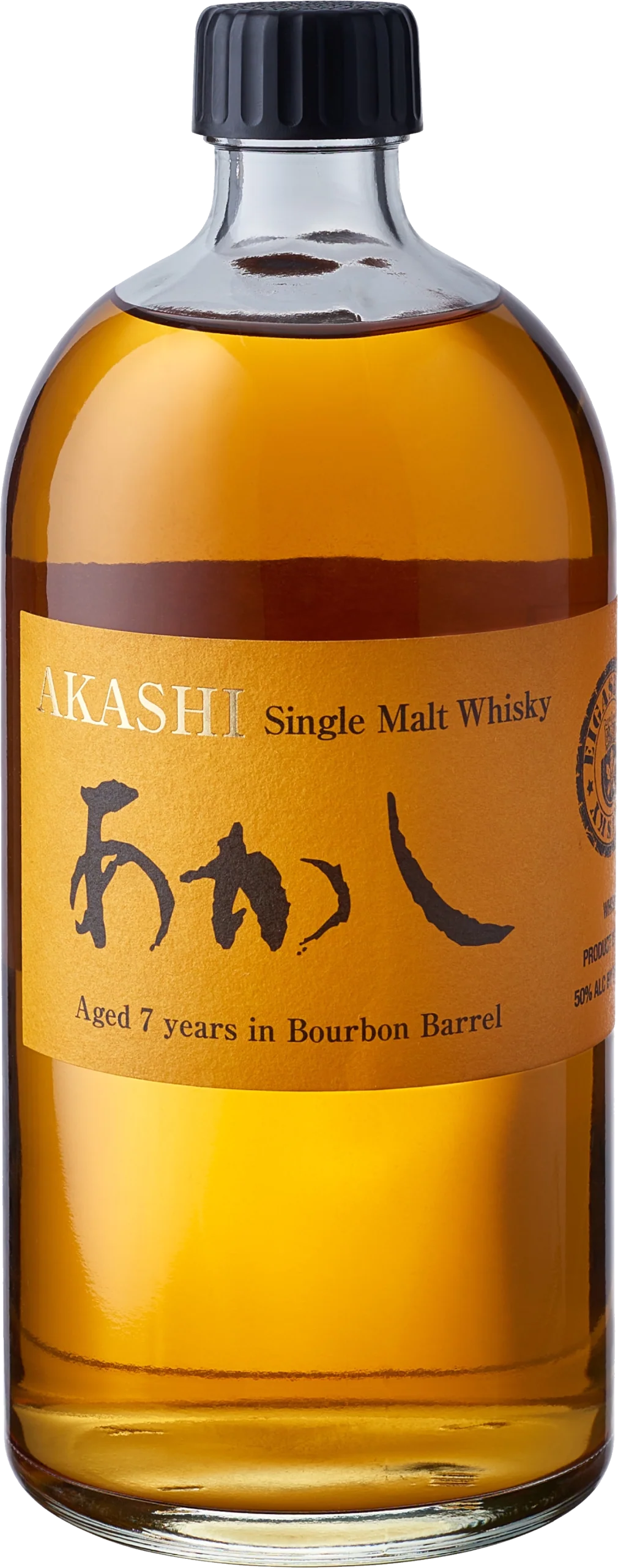 Akashi 7 Year Old Bourbon Barrel Finish Single Malt Whisky