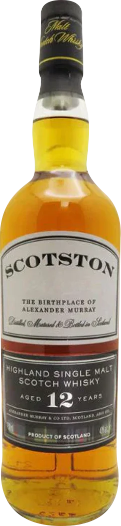 Alexander Murray \u0026 Co 'Scotston' Single Malt 12 Year Old Single Malt Scotch Whisky