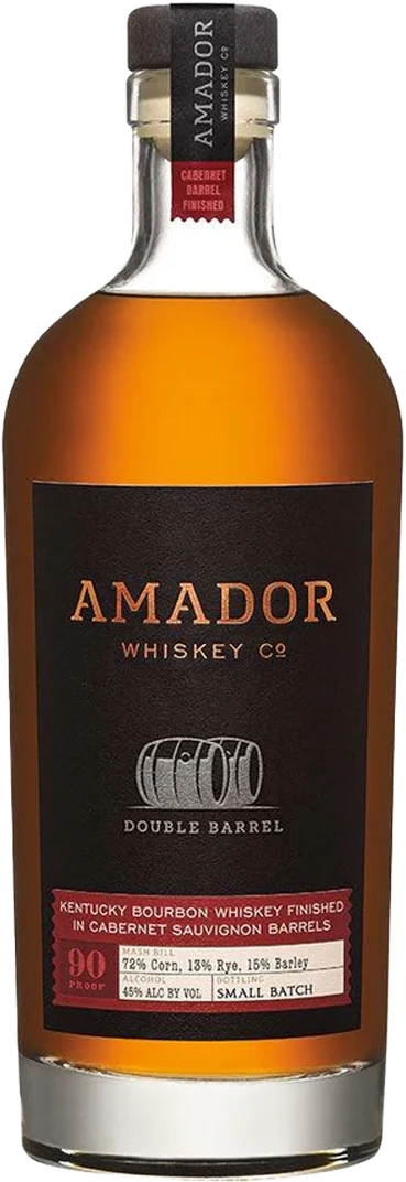 Amador Whiskey Co. 'Double Barrel' Cabernet Sauvignon Cask Finish Kentucky Bourbon Whiskey