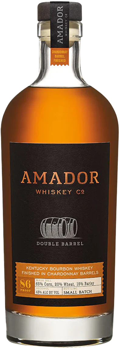 Amador Whiskey Co. 'Double Barrel' Chardonnay Cask Finish Kentucky Bourbon Whiskey