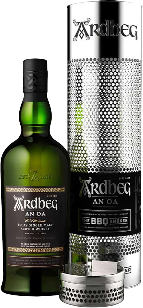 Ardbeg 'An Oa' Single Malt Scotch Whisky with BBQ Smoker