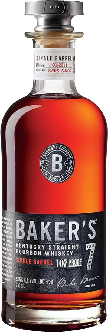 Baker's Single Barrel 7 Year Old Kentucky Straight Bourbon Whiskey