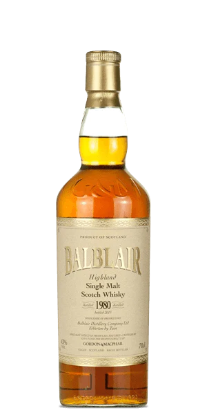 Balblair 1980 Gordon & MacPhail Rare Vintage