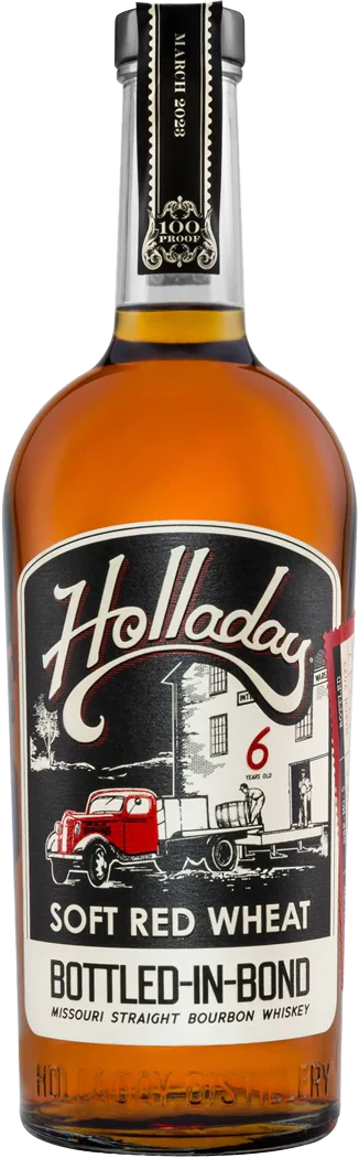 Ben Holladay 'Soft Red Wheat' Bottled in Bond Straight Bourbon Whiskey