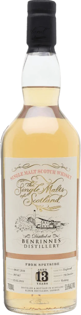 Benrinnes 13 Year Old Cask 307467 2010 Release Single Malt Scotch Whisky (700mL)