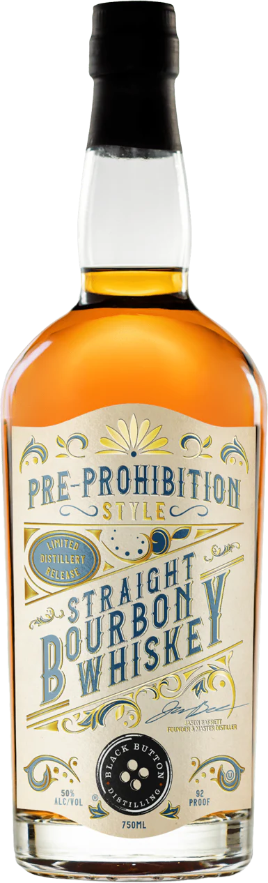 Black Button Pre-Prohibition Style Straight Bourbon Whiskey