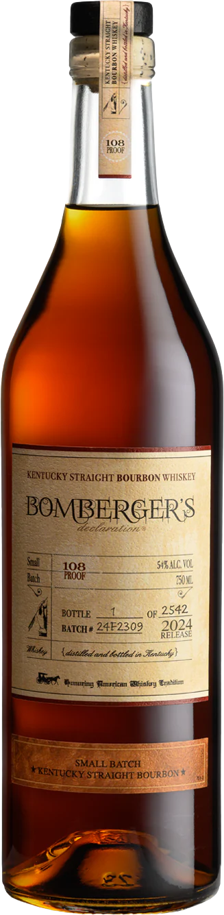 Bomberger's Declaration Small Batch 2024 Release Kentucky Straight Bourbon Whiskey