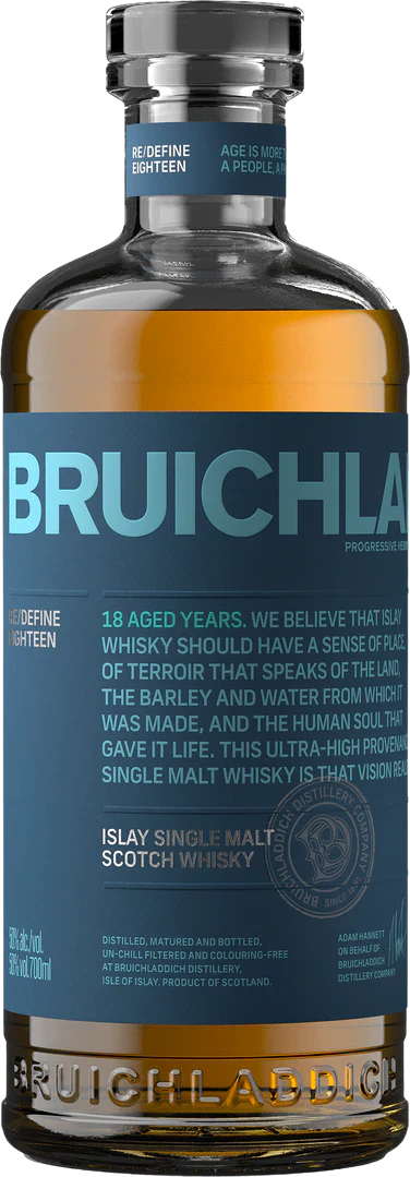 Bruichladdich Eighteen Aged Years Single Malt Scotch Whisky
