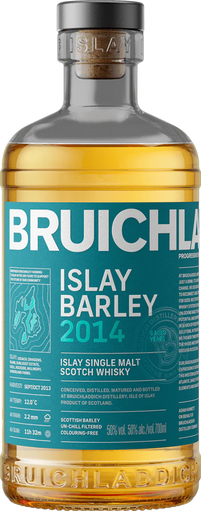 2014 Bruichladdich Islay Barley Unpeated Single Malt Scotch Whisky