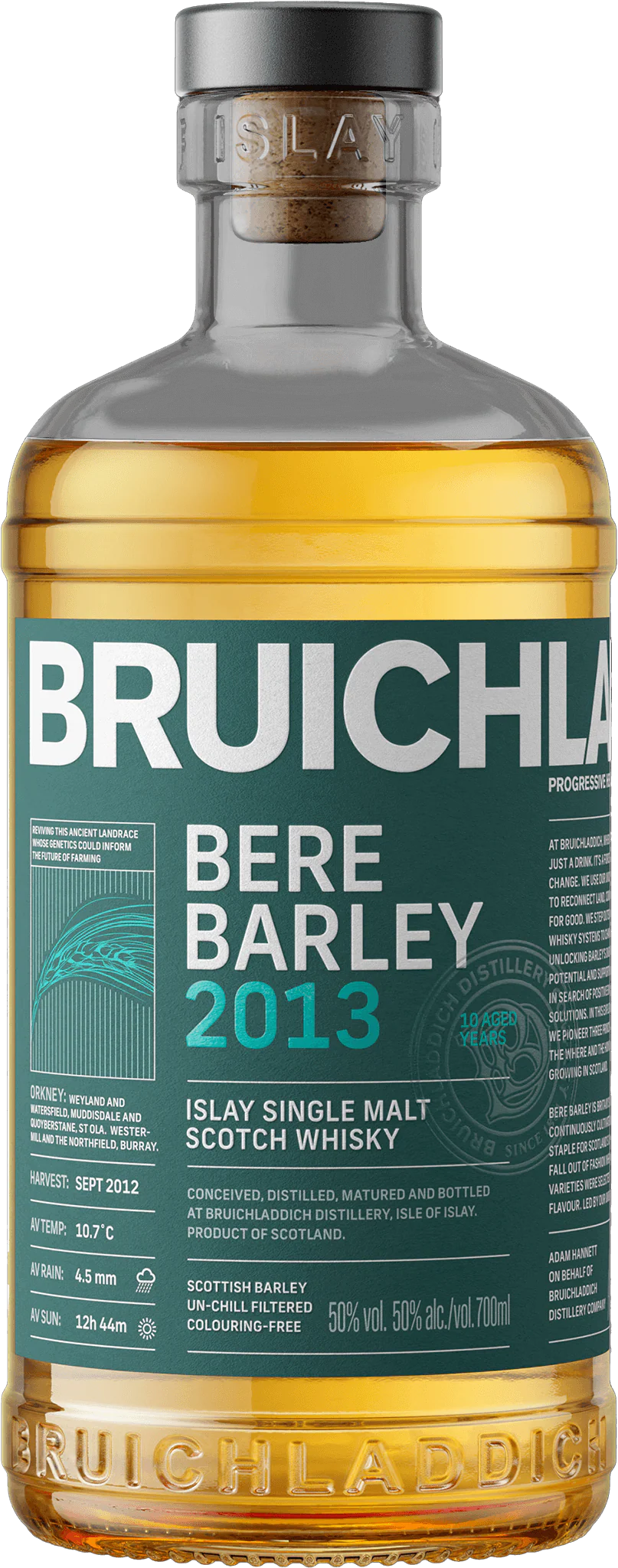 Bruichladdich Islay Barley 2013 Unpeated Single Malt Scotch Whisky