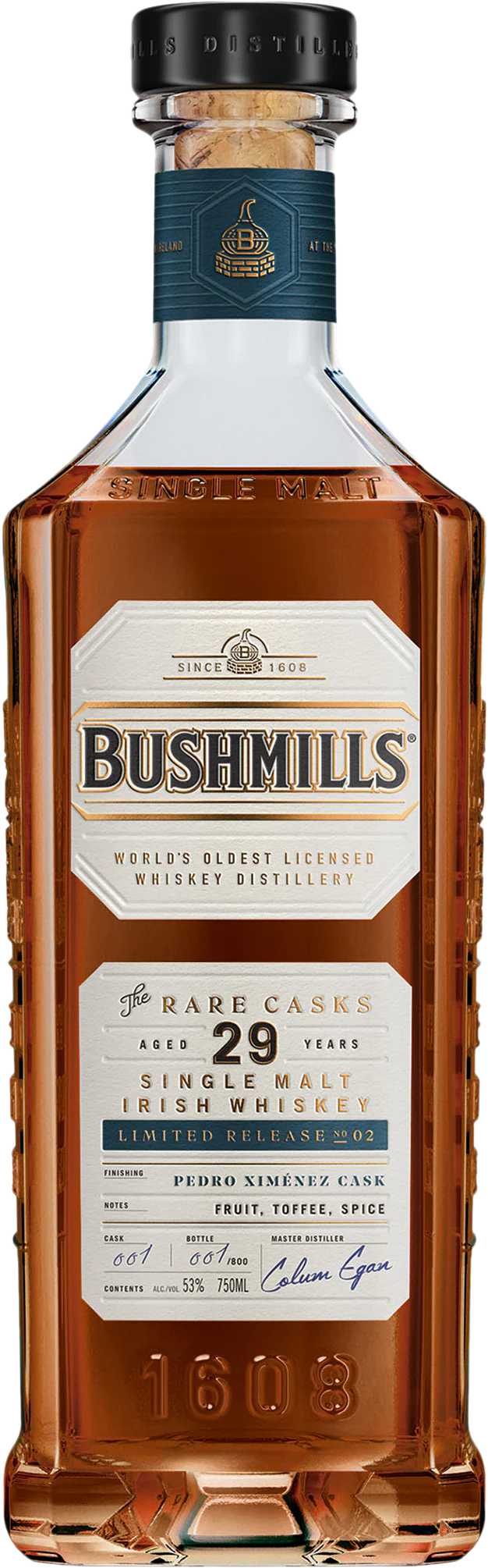 Bushmills 29 Year Old Pedro Ximenez Cask Whiskey
