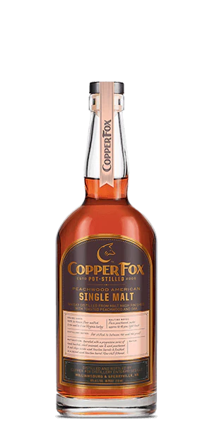 Copper Fox Peachwood American Single Malt Whisky