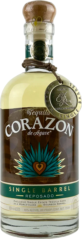 Corazon Single Barrel Eagle Rare Bourbon Barrel Aged Reposado Single Estate Tequila
