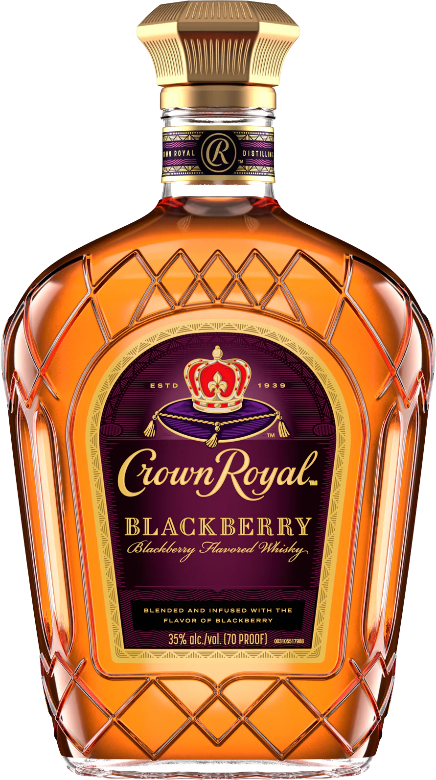 Crown Royal Limited Edition Blackberry Flavored Whisky (1L)