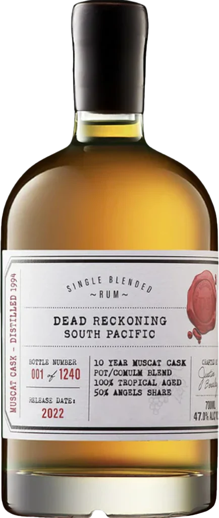 Dead Reckoning Rum South Pacific 10 Year Old Muscat Cask Single Blended Rum (700mL)