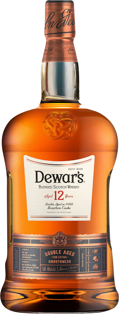 Dewar's 12 Year Old Blended Scotch Whisky (1.75L)