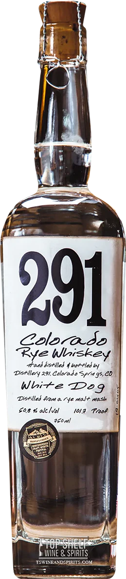 Distillery 291 'Colorado White Dog' Rye Whiskey