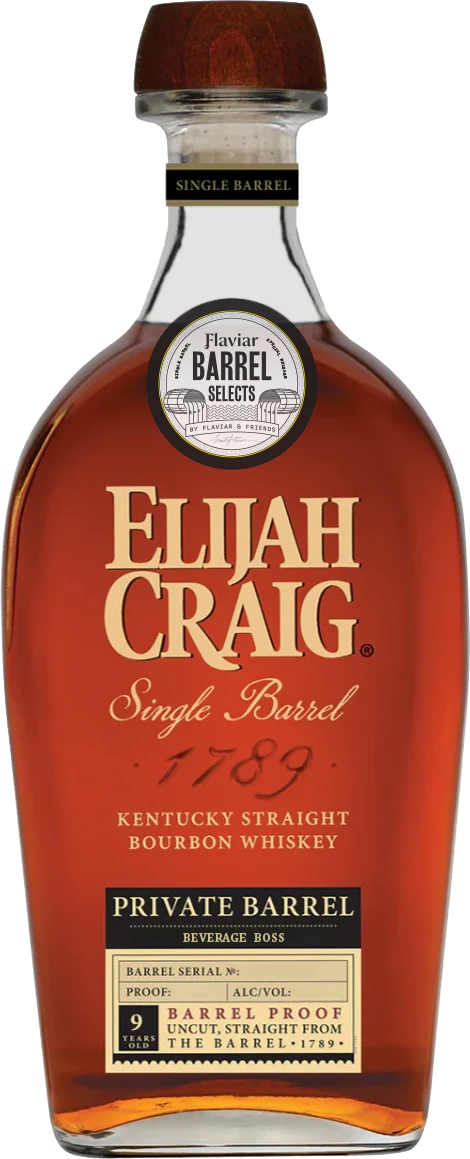Elijah Craig 9 Year Old Single Barrel Member Select Kentucky Straight Bourbon Whiskey