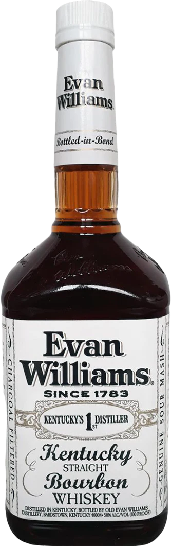 Evan Williams White Label Bottled in Bond Kentucky Straight Bourbon Whiskey (375mL)