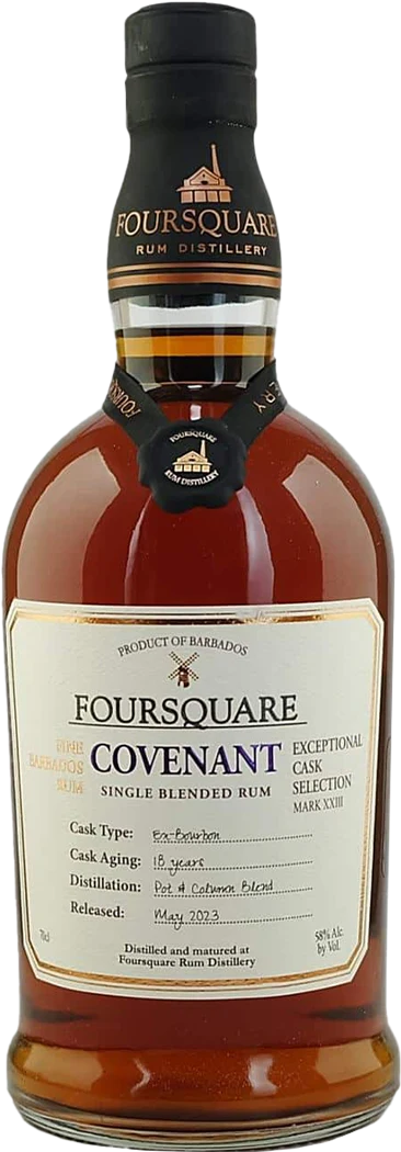 Foursquare Rum Distillery Exceptional Cask Selection 'Covenant' 18 Year Old Single Blend Rum