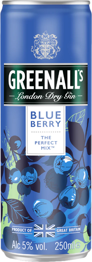 G&J Greenall's Blueberry Gin & Soda Cocktail (1.42L)