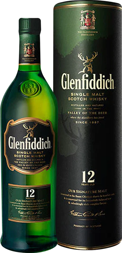 Glenfiddich 12 Year Old Single Malt Scotch Whisky (1.75L)