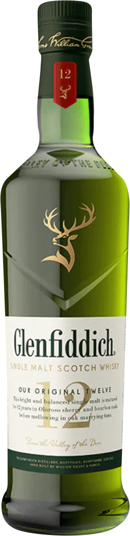 Glenfiddich 12 Year Old Single Malt Scotch Whisky
