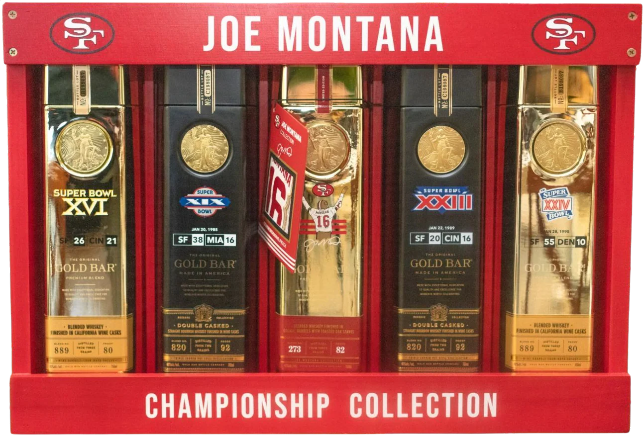 Gold Bar Joe Montana Championship Collection Box Set