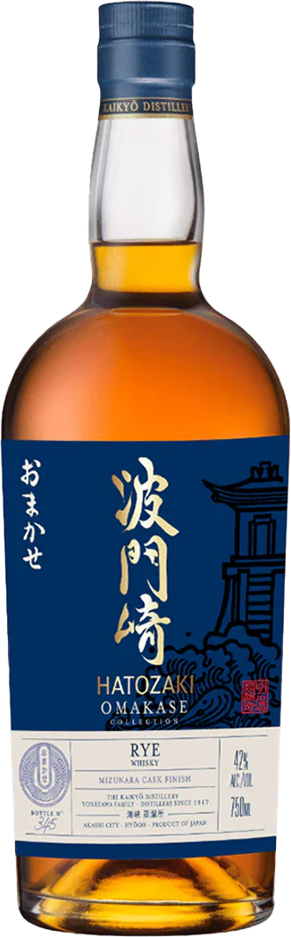 Hatozaki Omakase Collection Mizunara Cask Finish Rye Whisky