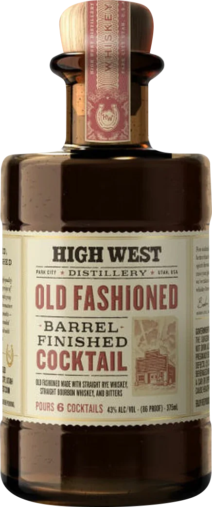 High West Distillery 'Old Fashioned' Barrel Finished Cocktail (375mL)