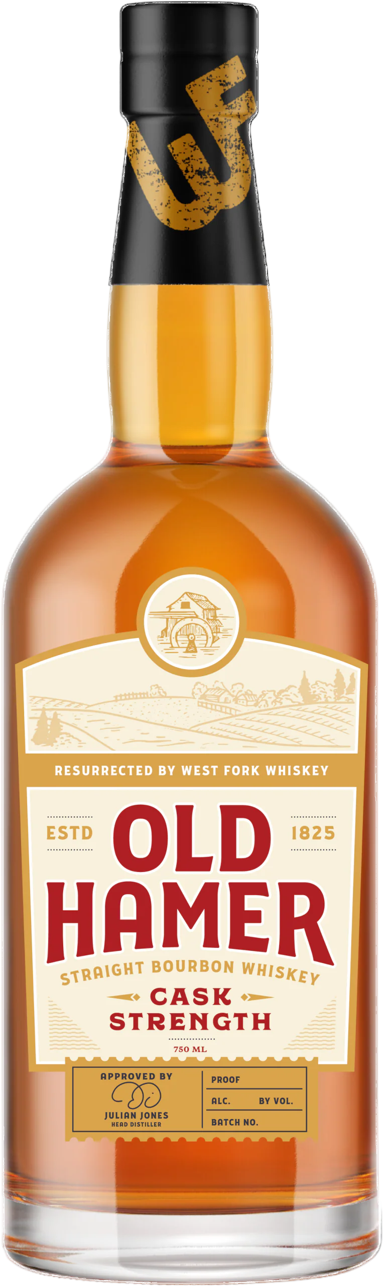 Old Hamer Cask Strength Straight Bourbon Whiskey