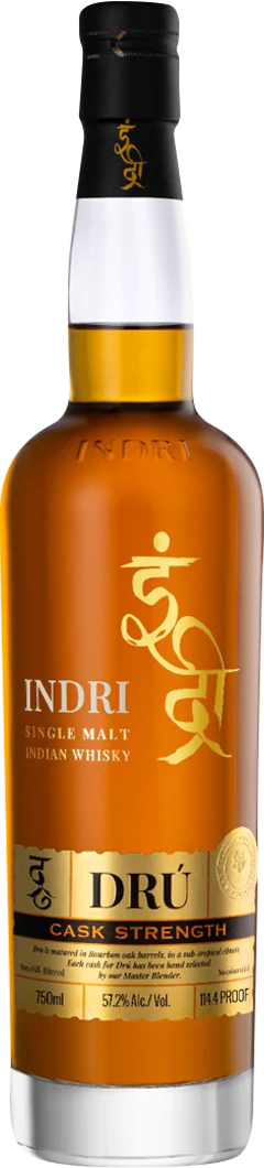 Indri Dru Cask Strength Single Malt Indian Whisky