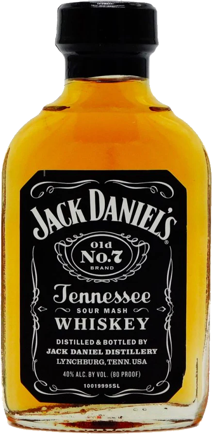 Jack Daniel's Black Label Old No.7 Brand Sour Mash Whiskey (100mL)