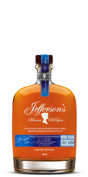 Jefferson's Marian McLain Blended Bourbon Whiskey