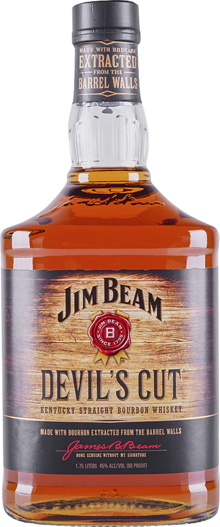 Jim Beam Devil's Cut Kentucky Straight Bourbon Whiskey (1.75L)