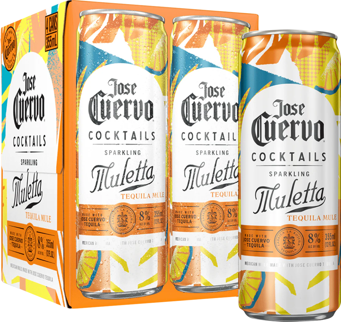 Jose Cuervo 'Muletta' Sparkling Tequila Mule Cocktail (354mL)