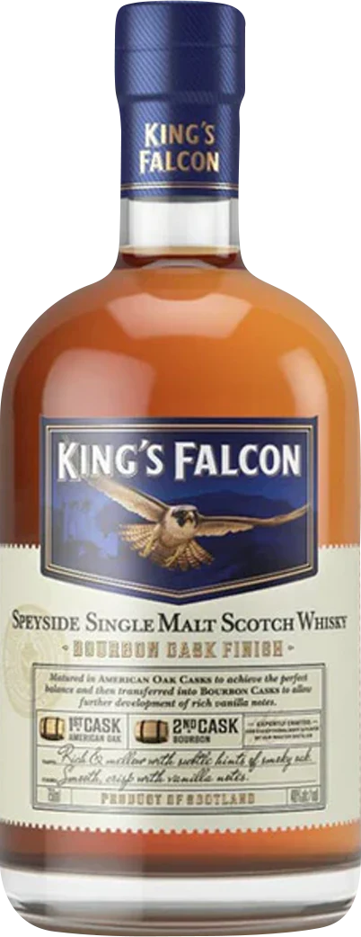 King's Falcon Bourbon Cask Finish Single Malt Scotch Whisky