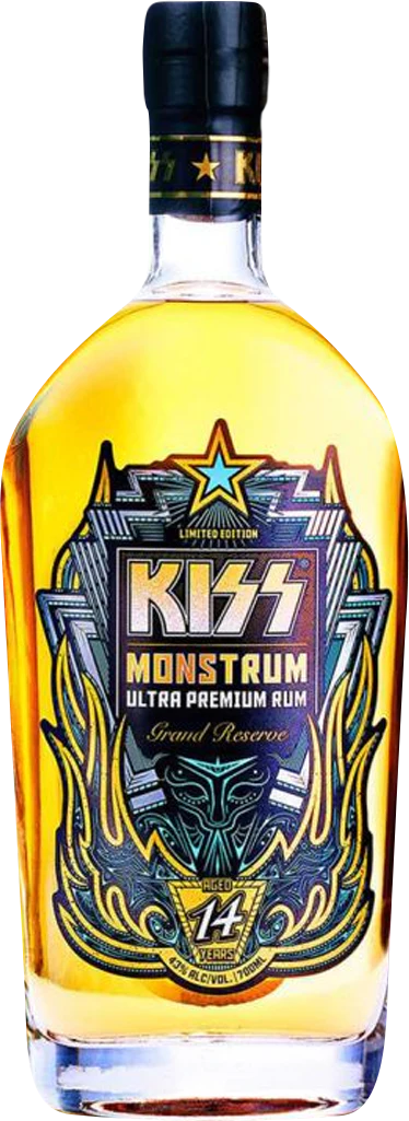 KISS 'Monstrum' 14 Year Old Grand Reserve Ultra Premium Dark Rum