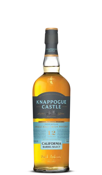 Knappogue Castle 12 Year Old California Barrel Select Single Malt Irish Whiskey