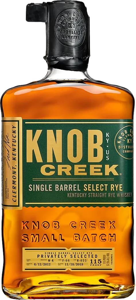 Knob Creek Single Barrel Select Straight Rye Whiskey