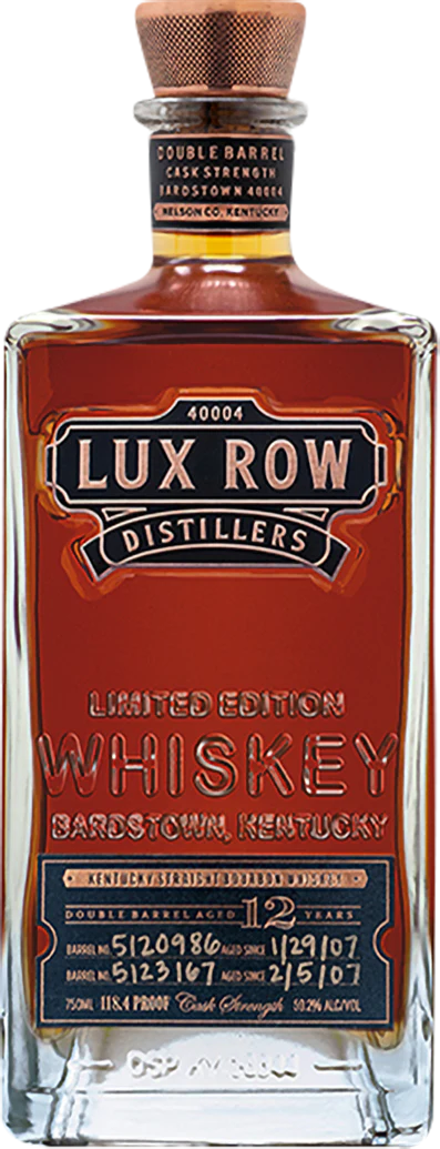 Lux Row Distillers 12 Year Old Double Barrel Straight Bourbon Whiskey