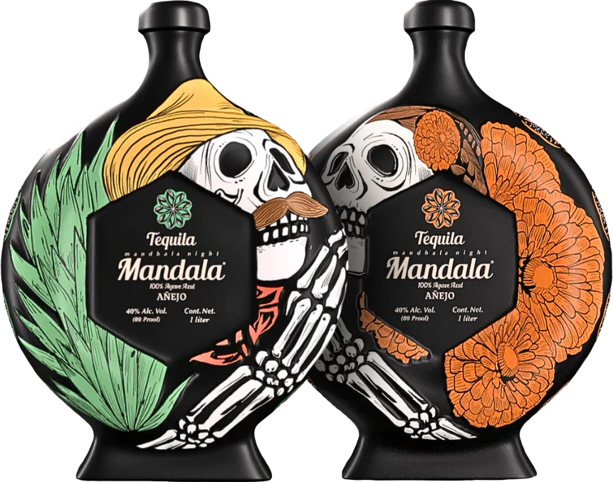 Mandala Dia De Muertos 'Life After Death' 2025 Limited Edition Añejo Tequila Set (2L)