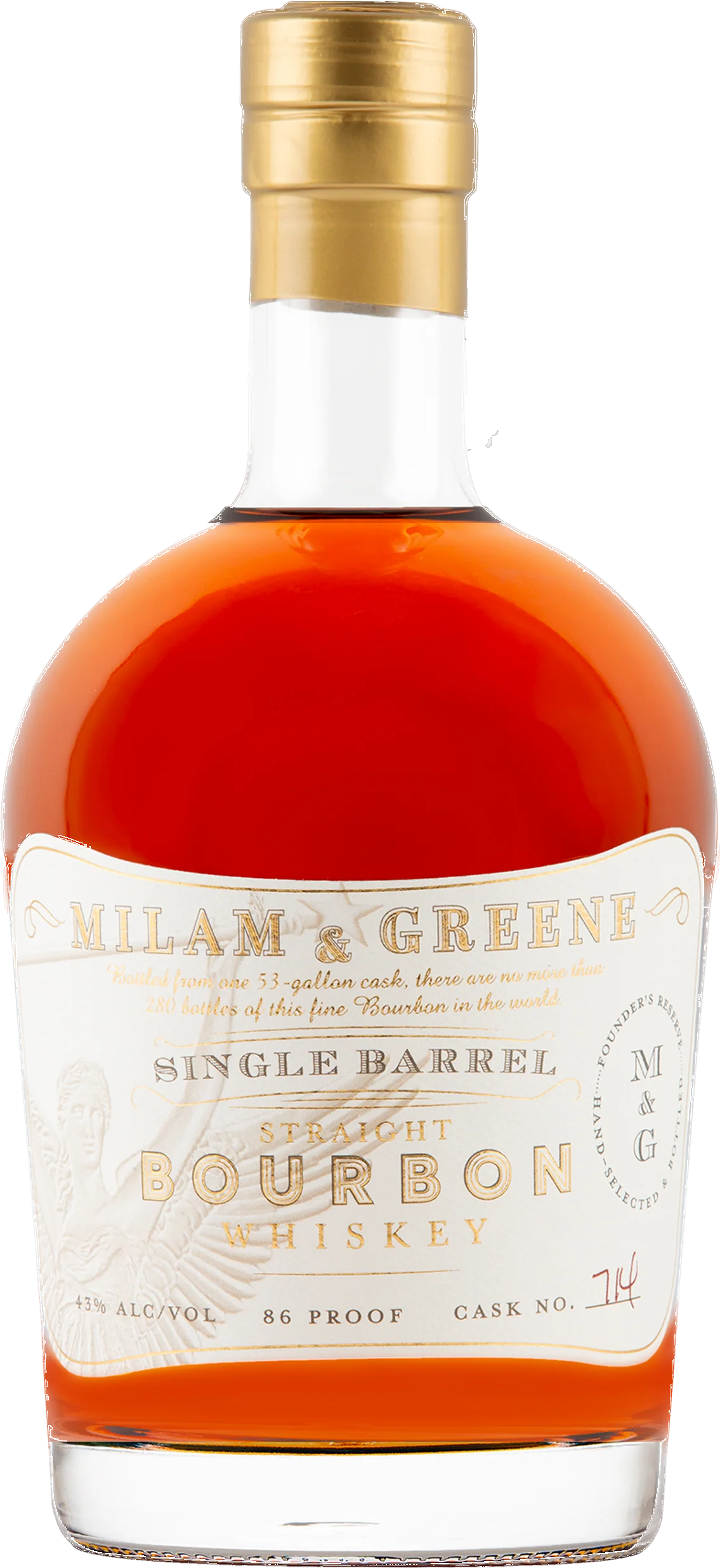 Milam & Greene Single Barrel Straight Bourbon Whiskey