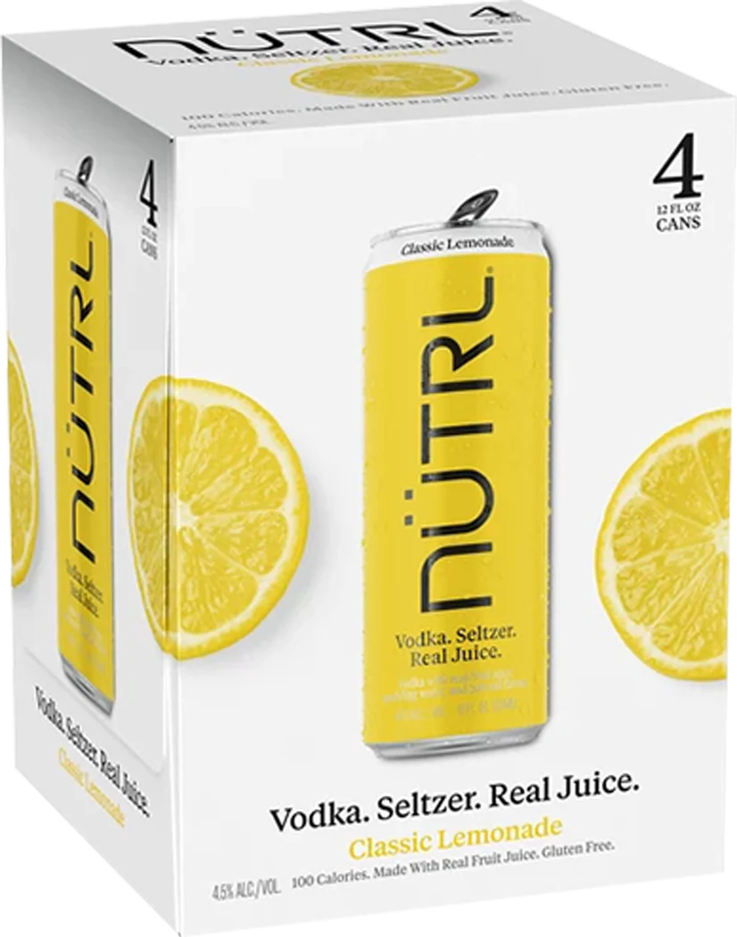 Nutrl Classic Lemonade Vodka Seltzer (2.84L)