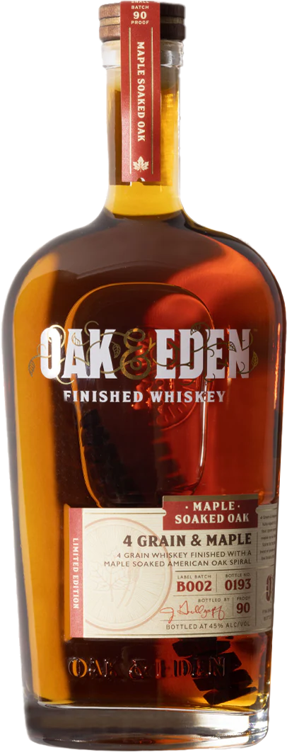 Oak & Eden 4 Grain & Maple Whiskey