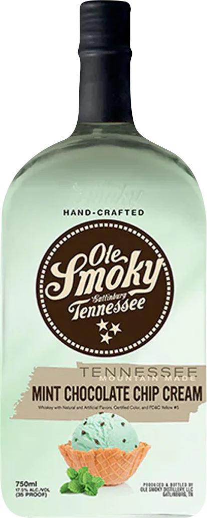 Ole Smoky Mint Chocolate Chip Cream Moonshine