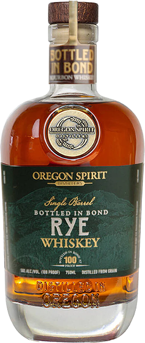 Oregon Spirit Bottled in Bond Single Barrel Rye Whiskey